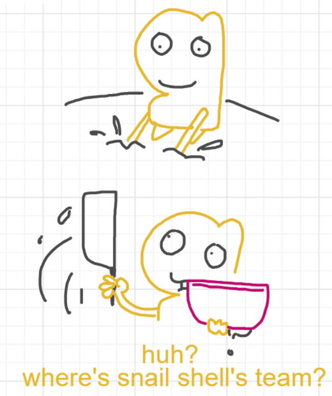 A panel from Chilly, episode two of the Board Boards object show by Furretwalk/WalkingFurret.